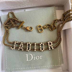 Dior choker necklace